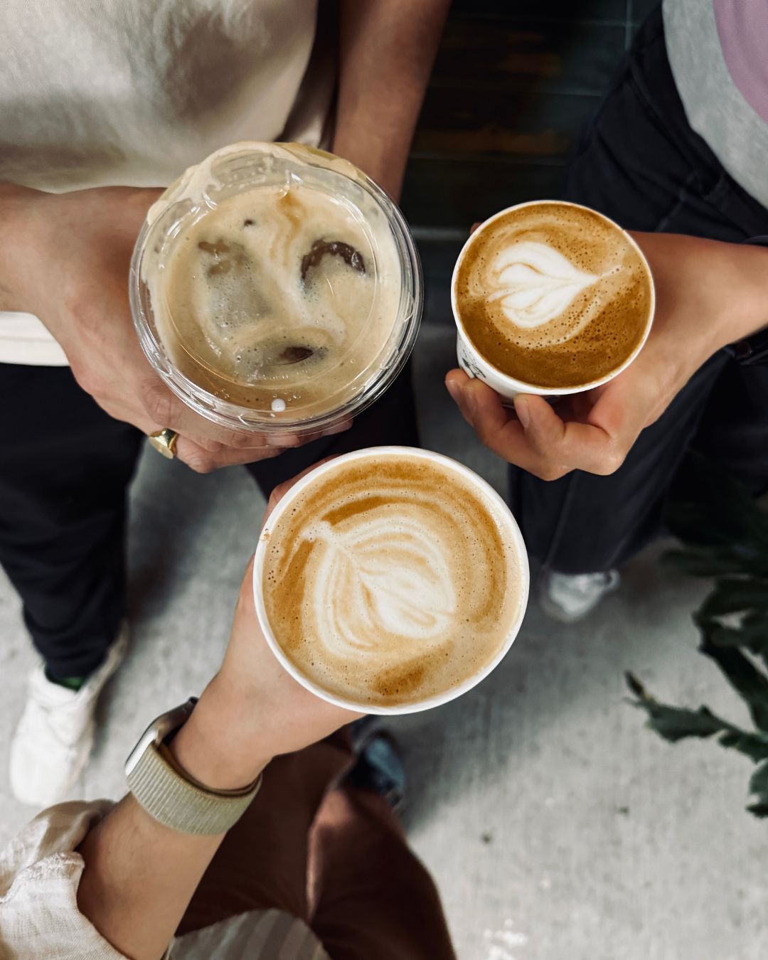 Moment autour d’un café